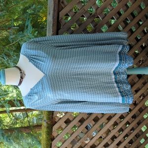 Long sleeve boho top